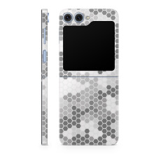 Skin per telefono compatibile con Samsung Galaxy Z Flip 6 - Camo Hexadots - Cover protettiva in vinile 3M di alta qualit - Facile da applicare |