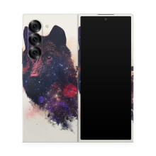 Skin protettiva compatibile con Samsung Galaxy Z Fold 6 - Universal Wolf - Pellicola protettiva in vinile 3M di alta qualit - Facile da applicar