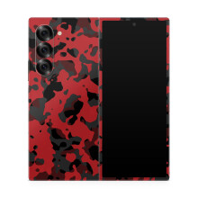Phone Skin Compatible with Samsung Galaxy Z Fold 6 - Red Modern Camo - Premium 3M Vinyl Protective Wrap Decal Cover - Easy to Apply | Crafted in The U