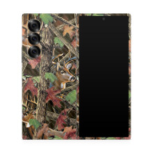 Pele de Fibra de Carbono Compatível com Samsung Galaxy Z Fold 6 - Buck Camo - Vinil 3M Premium
