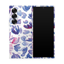 Película para Samsung Galaxy Z Fold 6 - Pétalas Azuis - Vinil 3M Premium - Fácil de Aplicar | Feito nos EUA