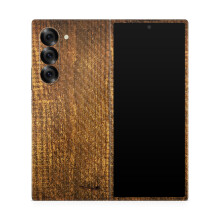 Custodia protettiva in fibra di carbonio compatibile con Samsung Galaxy Z Fold 6 - Why Knot - Cover protettiva in vinile 3M di alta qualit - Fac