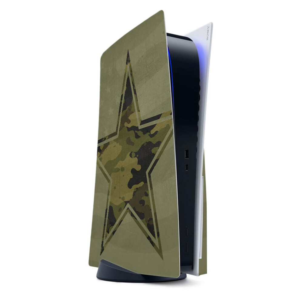 Mightyskins Gaming-Skin F R PS5 / Playstation 5 Army Star | Vinyl-Schutzfolie | Einfach Anzubringen Und Zu Ndern | Hergestellt In Den Usa-image