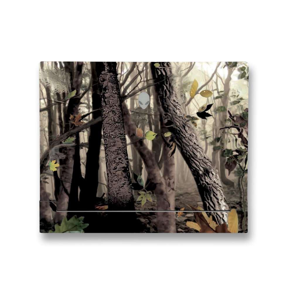 Skin MightySkins compatible avec Alienware X14 R2 (2023) - Kit complet de stickers - Motif camouflage arbre | Autocollant en vinyle protecteur, d