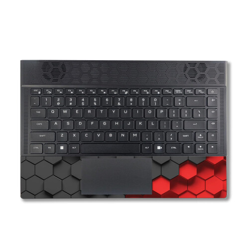 MightySkins Skin Compatível com Alienware X14 R2 (2023) - Kit Completo em Dois Tons 1
