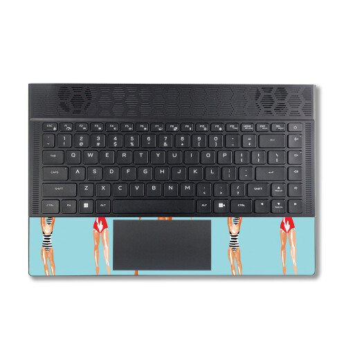 MightySkins Skin Compatible avec Alienware X14 R2 (2023) Full Wrap Kit - Upstream 1