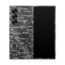 Pelcula brillante de glitter compatible con Samsung Galaxy Z Fold 6 - Matemtica - Cubierta de calcomana protectora de vinilo 3M Premium 3M - Fcil