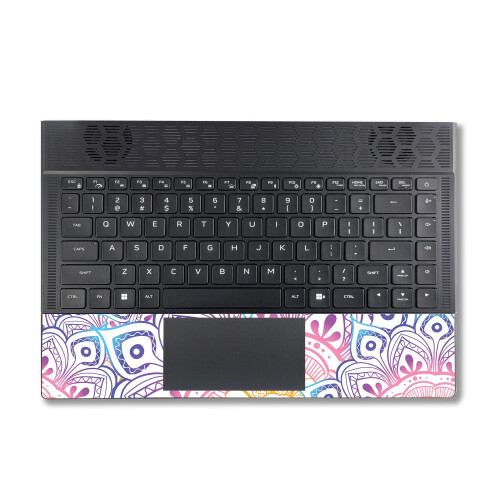 MightySkins Skin Compatível com Alienware X14 R2 (2023) - Wrap Completo - Mandala Vibrante 1