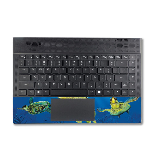 MightySkins Skin Compatível com Alienware X14 R2 (2023) Kit Completo - Turtle Dreams 1