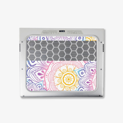 MightySkins Skin Compatível com Alienware X14 R2 (2023) - Wrap Completo - Mandala Vibrante 2