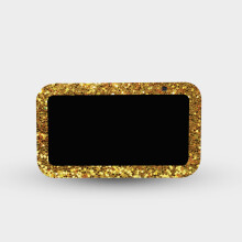 MightySkins Skin Compatible with Amazon Echo Show 5 (Gen 3) - Gold Dazzle | Protective Durable and Unique Vinyl Decal wrap Cover | Easy to Apply R