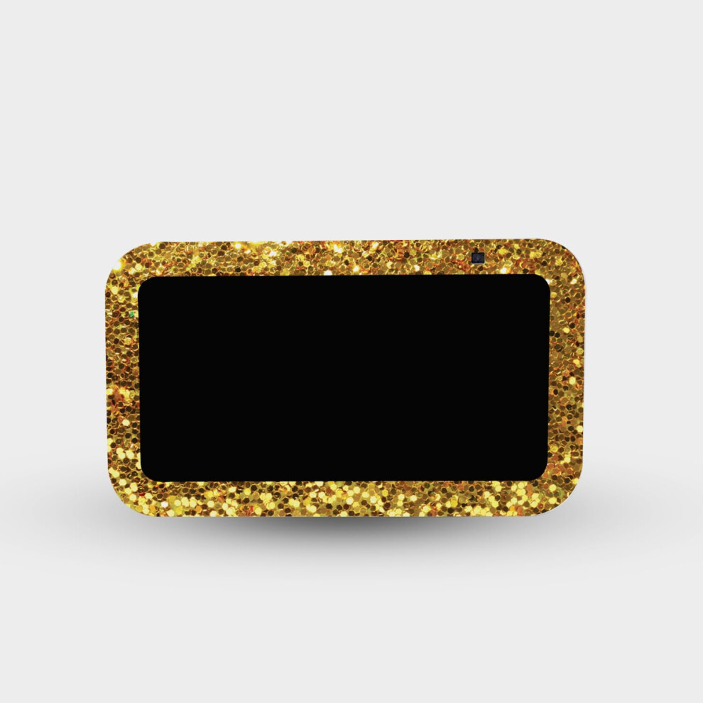 Mightyskins Skin Compatible With Amazon Echo Show 5 (Gen 3) - Dazzle | Protective Durable And Unique Vinyl Decal Wrap Cover | Easy To Apply Re Gold 198164091443