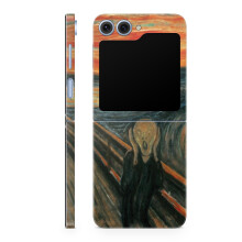 Skin para Telefone Compatível com Samsung Galaxy Z Flip 6 - O Grito - Decalque Protetor de Vinil Premium 3M