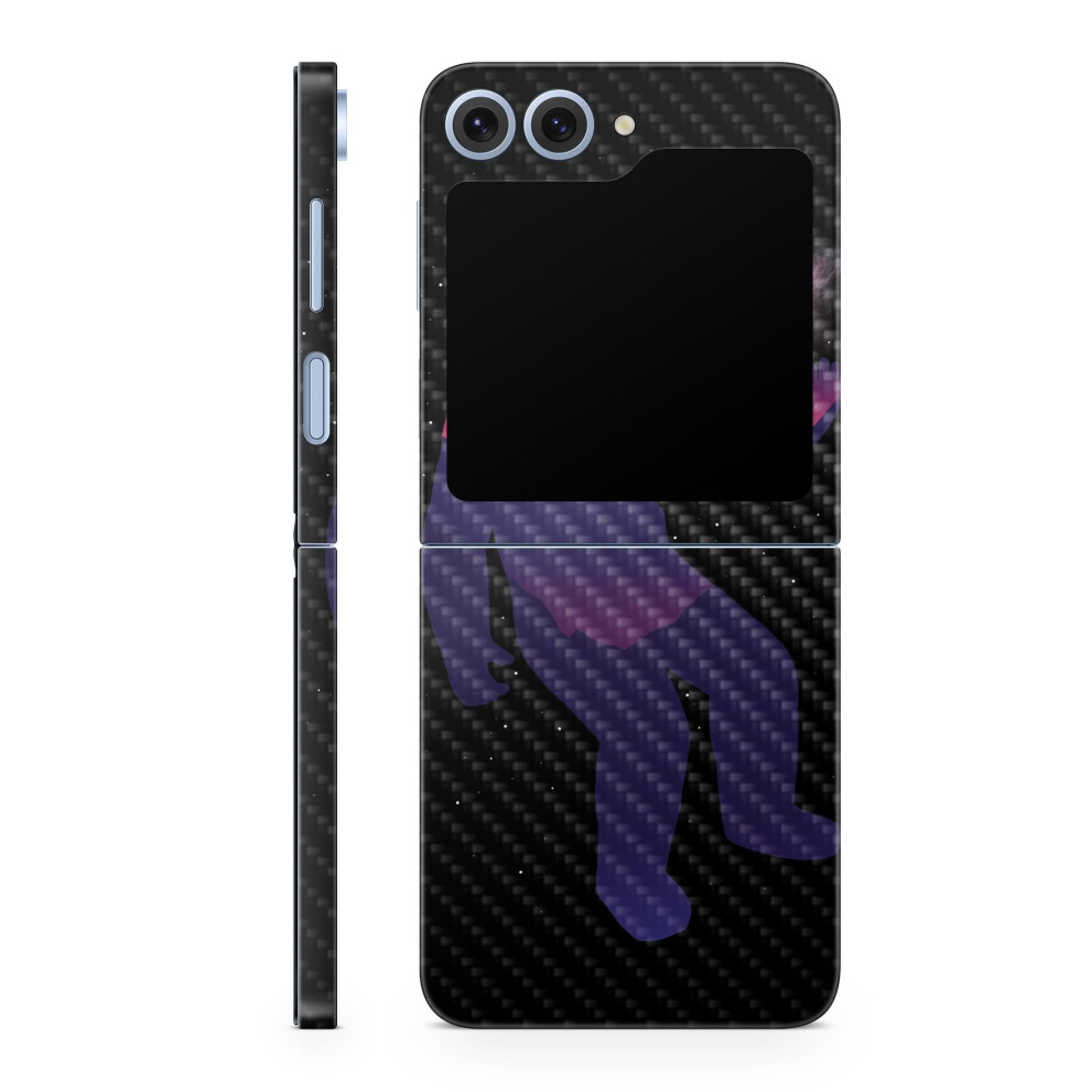 Carbon Fiber Phone Skin Compatible With Samsung Galaxy Z Flip 6 - Astronaut - Premium 3M Vinyl Protective Wrap Decal Cover - Easy To Apply | Crafted I 198460971470