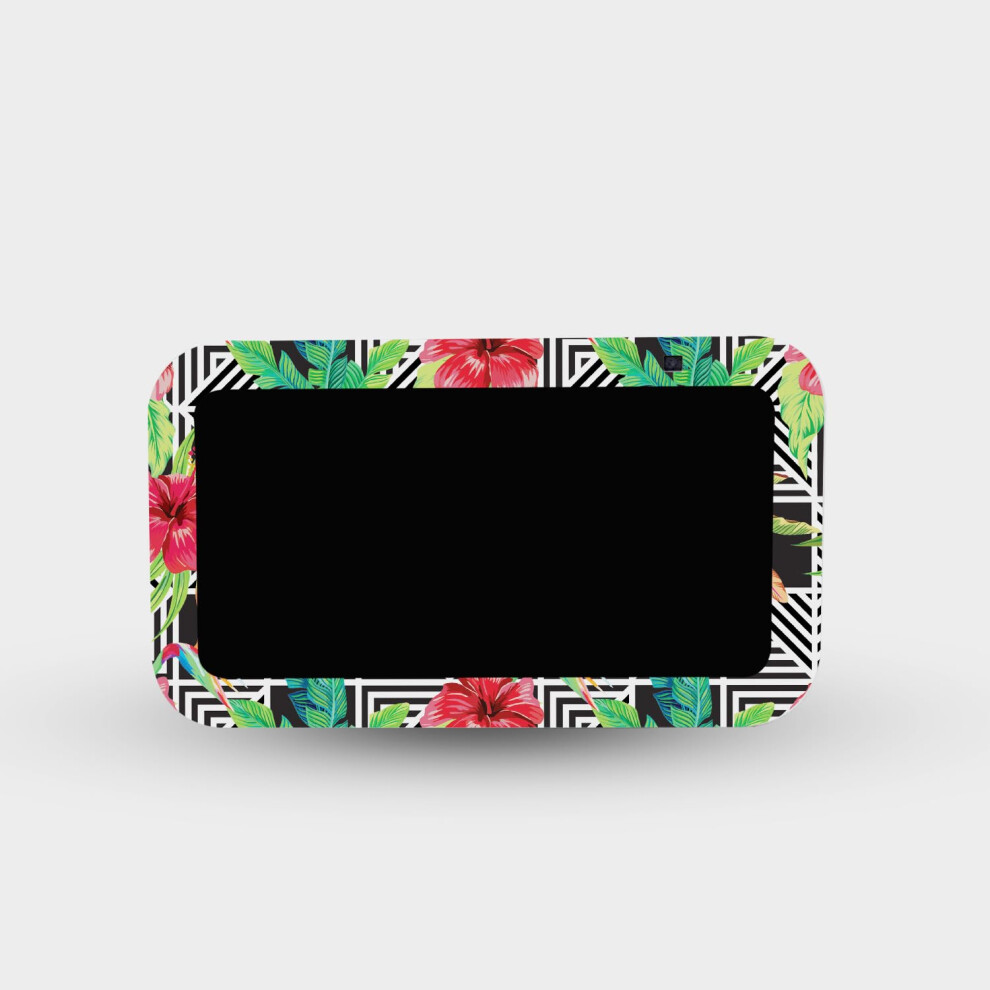 Mightyskins Skin Compatible With Amazon Echo Show 5 (Gen 3) - Pop Hibiscus | Protective Durable And Unique Vinyl Decal Wrap Cover | Easy To Apply R 198164092785