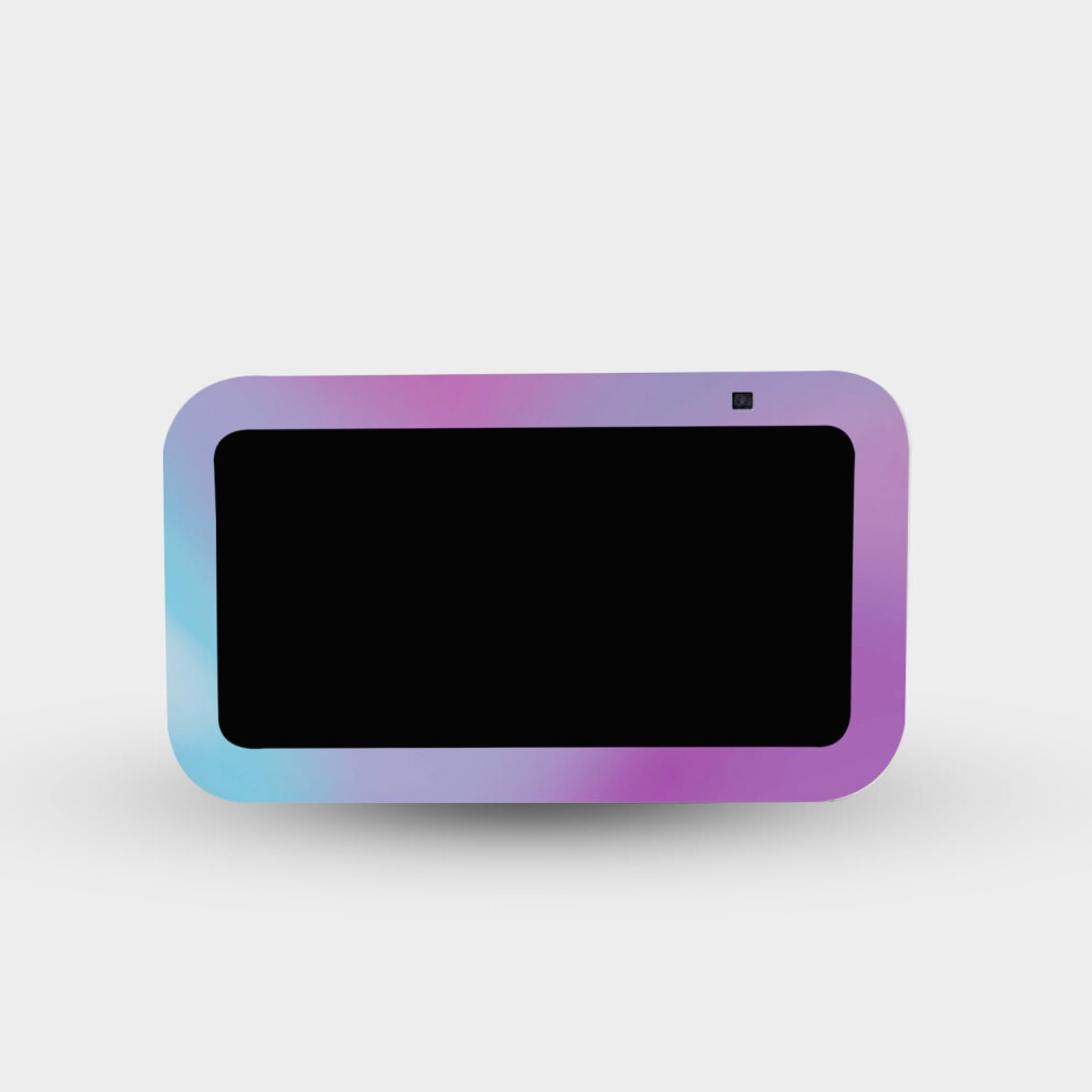 Mightyskins Skin Compatible With Amazon Echo Show 5 (Gen 3) - Fog | Protective Durable And Unique Vinyl Decal Wrap Cover | Easy To Apply Rem Purple 198164092884