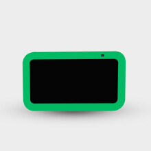 MightySkins Skin Compatible with Amazon Echo Show 5 (Gen 3) - Solid Green | Protective Durable and Unique Vinyl Decal wrap Cover | Easy to Apply Re