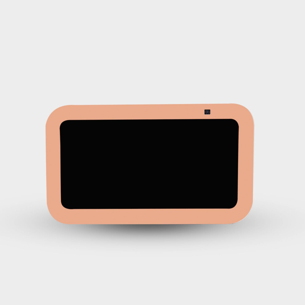 Mightyskins Skin Compatible With Amazon Echo Show 5 (Gen 3) - Solid | Protective Durable And Unique Vinyl Decal Wrap Cover | Easy To Apply Re Peach 198164093614