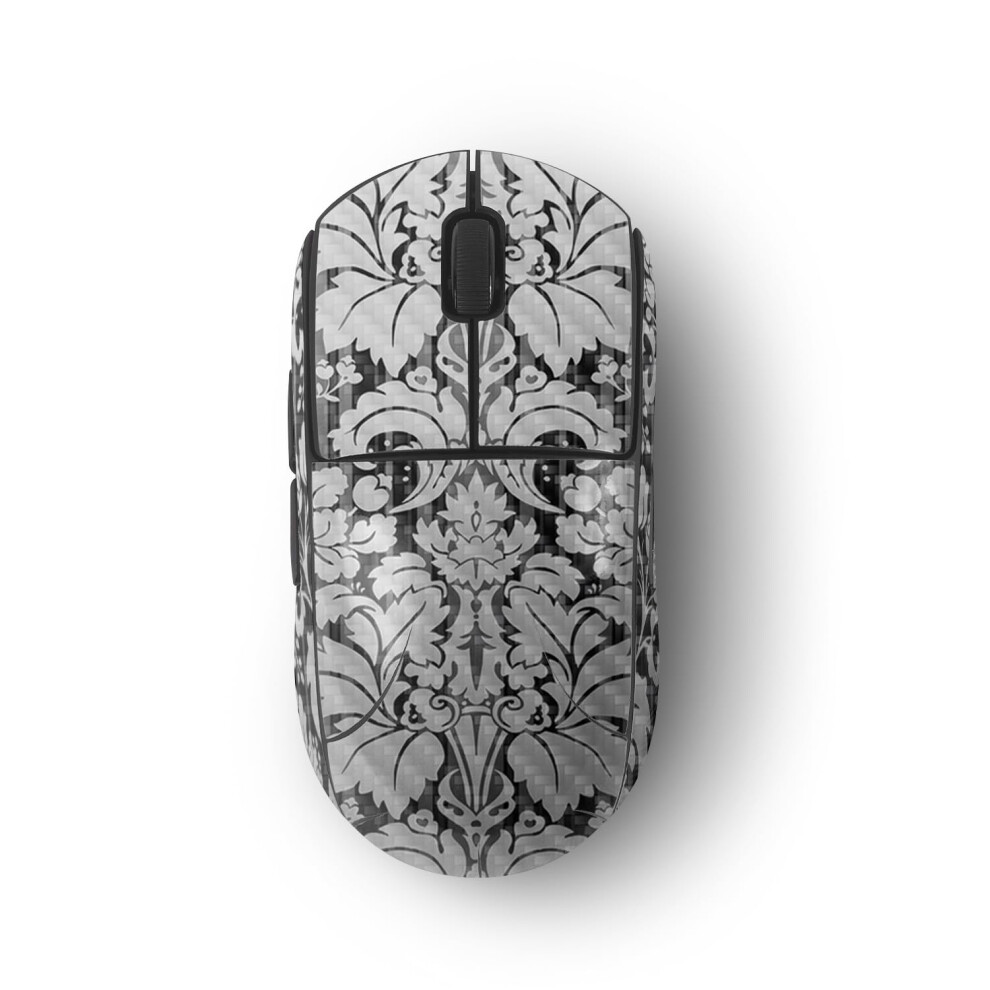 MightySkins Carbon Fiber Skin Compatible with Logitech G Pro Wireless Gaming Mouse - Floral Retro | Protective  Durable Textured Carbon Fiber Finish |-image-OPC-PGSGJZX-NEW