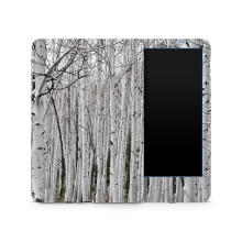 MightySkins Skin Compatible with Amazon Kindle 6-inch 11th Gen (2022) Full Wrap - Birch Forest | Protective Durable and Unique Vinyl Decal wrap Cov