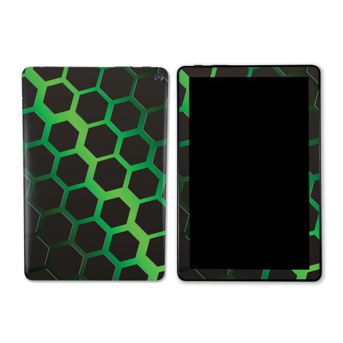 MightySkins Skin Compatível com Amazon Kindle Fire HD 10 (2023) - Verde Hex | Protetor de Vinil
