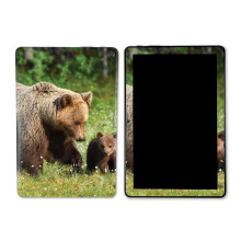 MightySkins Skin kompatibel mit Amazon Kindle Fire HD 10 (2023)  Grizzly | Schtzende, langlebige und einzigartige Vinyl-Aufkleber-Hlle | Einfa
