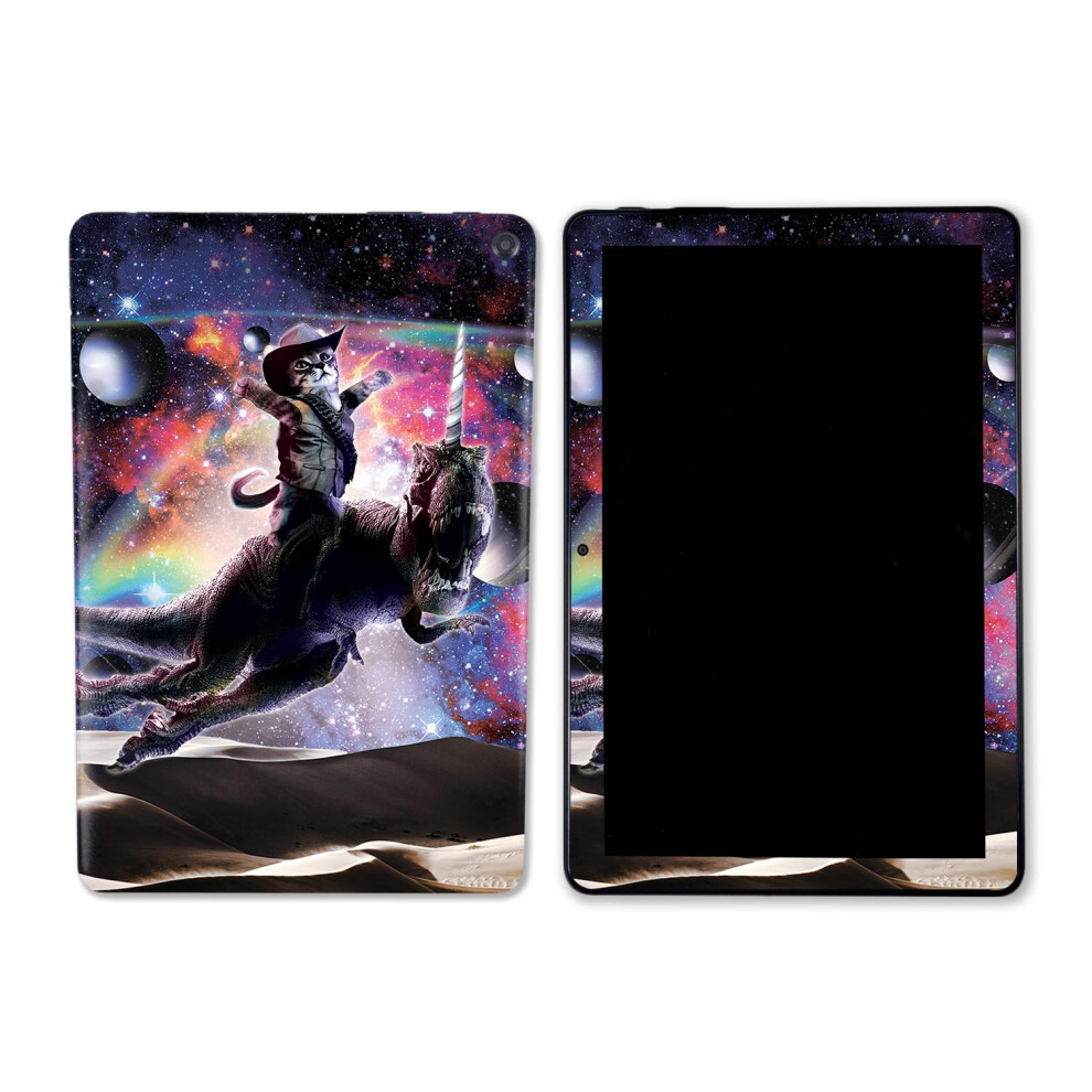 Mightyskins Skin Kompatibel Mit Amazon Kindle Fire Hd 10 (2023) Jurassic Space Cat | Schutzende, Langlebige Und Einzigartige Vinyl-Aufkleberhul-image