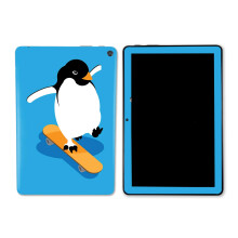 Mightyskins Skin compatible avec Amazon Kindle Fire HD 10 (2023) - Skater Penguin | Couvercle d'enveloppe de d   calcomanie en vinyle durable et un