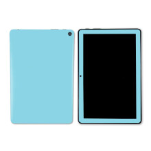 Mightyskins Skin compatible avec Amazon Kindle Fire HD 10 (2023) - Bleu pour bb solide | Couvercle d'enveloppe de dcalcomanie en vinyle durabl