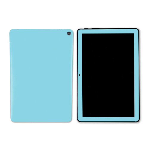 MightySkins Skin Compatível com Amazon Kindle Fire HD 10 (2023) - Azul Bebê Sólido | Protetor e Único