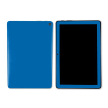Mightyskins Skin compatible avec Amazon Kindle Fire HD 10 (2023) - Bleu massif | Couvercle d'enveloppe de d   calcomanie en vinyle durable et uniqu