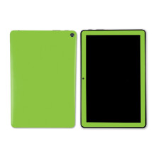 MightySkins Skin Geschikt voor Amazon Kindle Fire HD 10 (2023) - Stevige Limoengroen | Beschermend en Duurzaam
