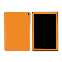 Mightyskins Skin compatible avec Amazon Kindle Fire HD 10 (2023) - Orange solide | Couvercle d'enveloppe de d   calcomanie en vinyle durable et uni