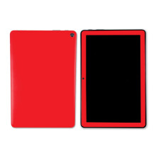 Mightyskins Skin compatible avec Amazon Kindle Fire HD 10 (2023) - Rouge solide | Couvercle d'enveloppe de d   calcomanie en vinyle durable et uniq