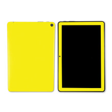 Mightyskins Skin compatible avec Amazon Kindle Fire HD 10 (2023) - Jaune solide | Couvercle d'enveloppe de d   calcomanie en vinyle durable et uniq
