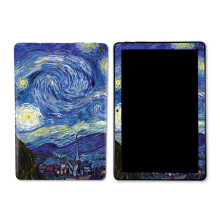Skin MightySkins compatible con Amazon Kindle Fire HD 10 (2023) - Noche estrellada | Funda protectora de vinilo duradera y    nica | F   cil de aplic