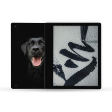 MightySkins Skin Compatible with Amazon Kindle Scribe (2022) Full Wrap - Black Lab | Protective Durable and Unique Vinyl Decal wrap Cover | Easy to