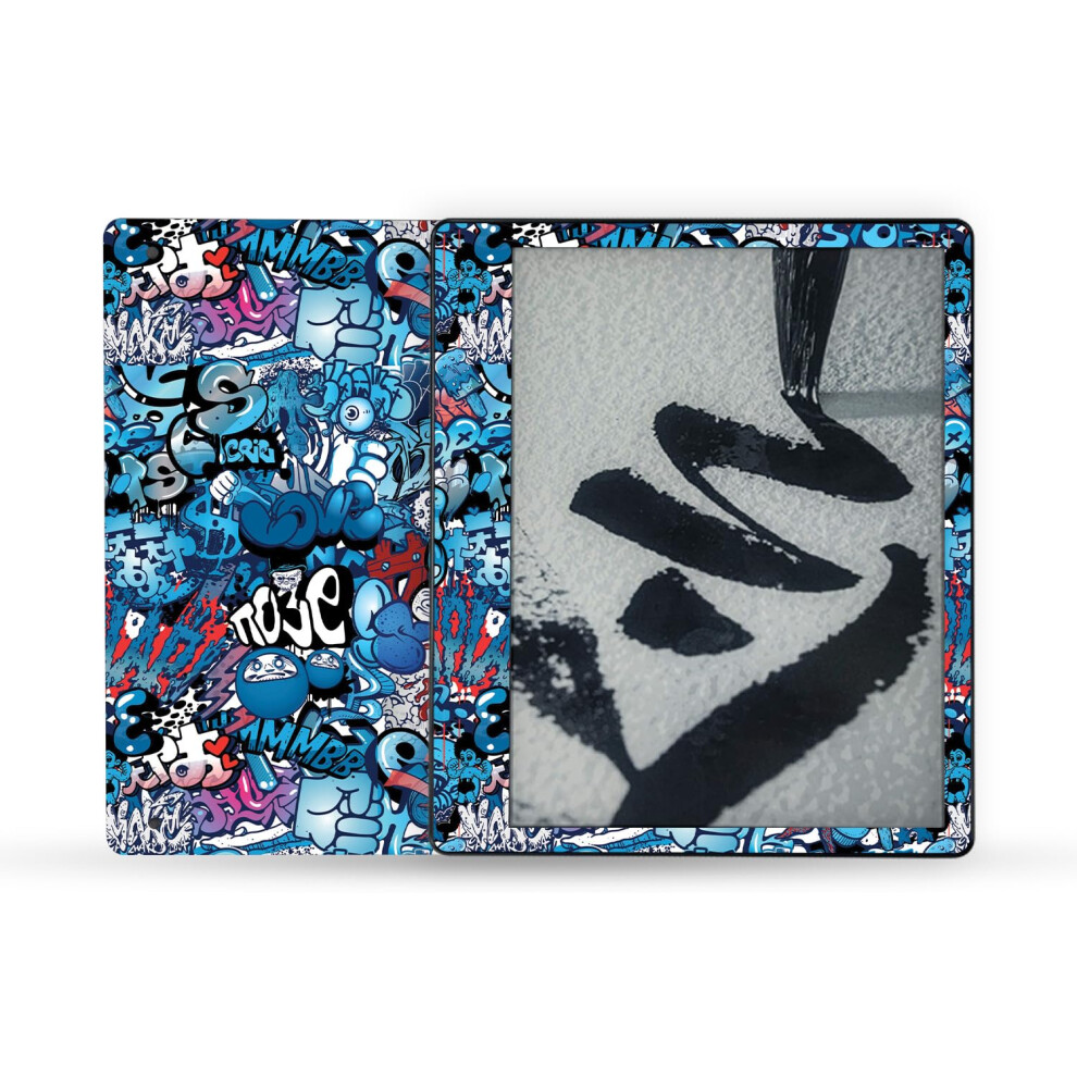 Mightyskins Skin Compatible With Amazon Kindle Scribe (2022) Full Wrap - Meanies | Protective Durable And Unique Vinyl Decal Wrap Cover | Easy Blue 197560683559