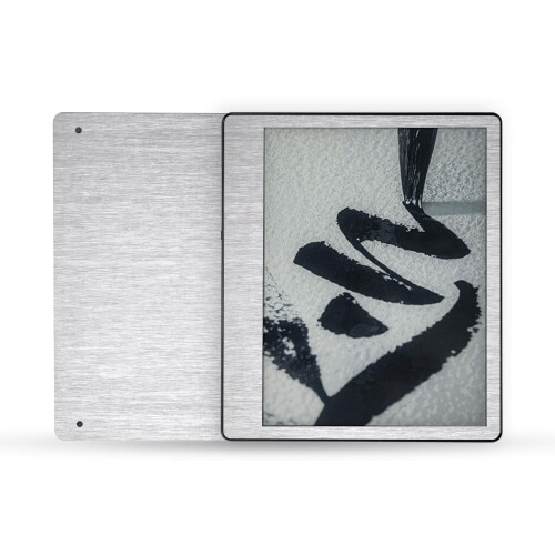 MightySkins Skin Compatível com Amazon Kindle Scribe (2022) - Alumínio Escovado