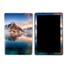 Mightyskins Skin compatible avec Amazon Kindle Fire HD 10 (2023) - Lac glac    | Couvercle d'enveloppe de d   calcomanie en vinyle durable et unique