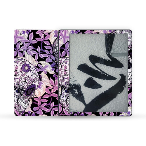 MightySkins Skin Compatível com Amazon Kindle Scribe (2022) - Flower Skull | Protetor