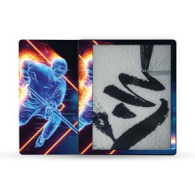 MightySkins Skin kompatibel mit Amazon Kindle Scribe (2022) Full Wrap  Glow Hockey | Schtzende, langlebige und einzigartige Vinyl-Aufkleber-Hl