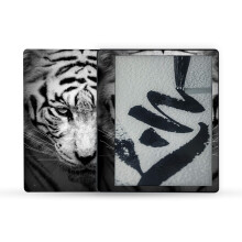 MightySkins Skin kompatibel mit Amazon Kindle Scribe (2022) Full Wrap  Mono Tiger | Schtzende, langlebige und einzigartige Vinyl-Aufkleber-Hll