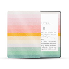 MightySkins Película Brilhante Glitter Compatível com Amazon Kindle Paperwhite 5 6.8" 11ª Gen (2021) - Horizon Stripes