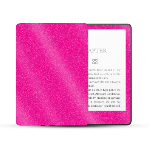MightySkins Película Brilhante Glitter Compatível com Kindle Paperwhite 5 6.8 polegadas 11ª Gen (2021) - Rosa Fogo