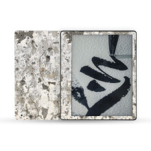 MightySkins Glossy Glitter Skin Compatible with Amazon Kindle Scribe (2022) Full Wrap - Blasted Concrete | High-Gloss Glitter Finish | Easy to Apply