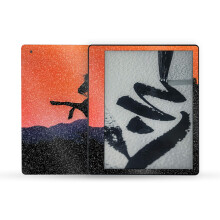 MightySkins Película Brilhante Glitter Compatível com Amazon Kindle Scribe (2022) - Bronco Sunset