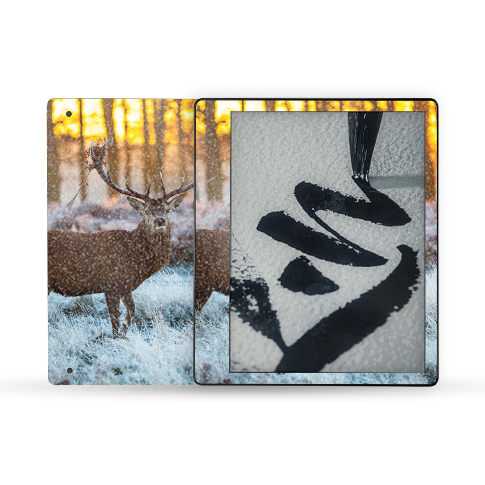 Mightyskins Glossy Glitter Skin Compatible With Amazon Kindle Scribe (2022) Full Wrap - Buck | Protective Durable High-Gloss Glitter Finish | Easy To 197560702410