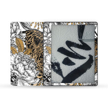 MightySkins Película Brilhante com Gliter para Amazon Kindle Scribe (2022) - Leopardo Bronzeado