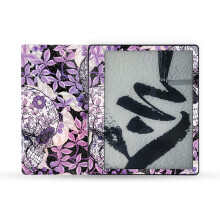 MightySkins Película Brilhante para Amazon Kindle Scribe (2022) - Caveira Floral | Acabamento Brilhante